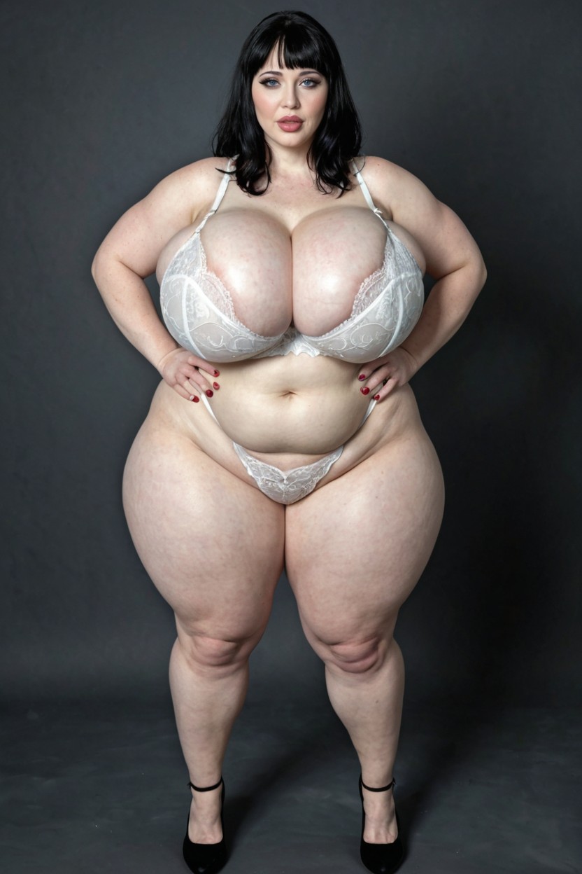 Fat Face, Bbw, Full Body MILF AI Porn