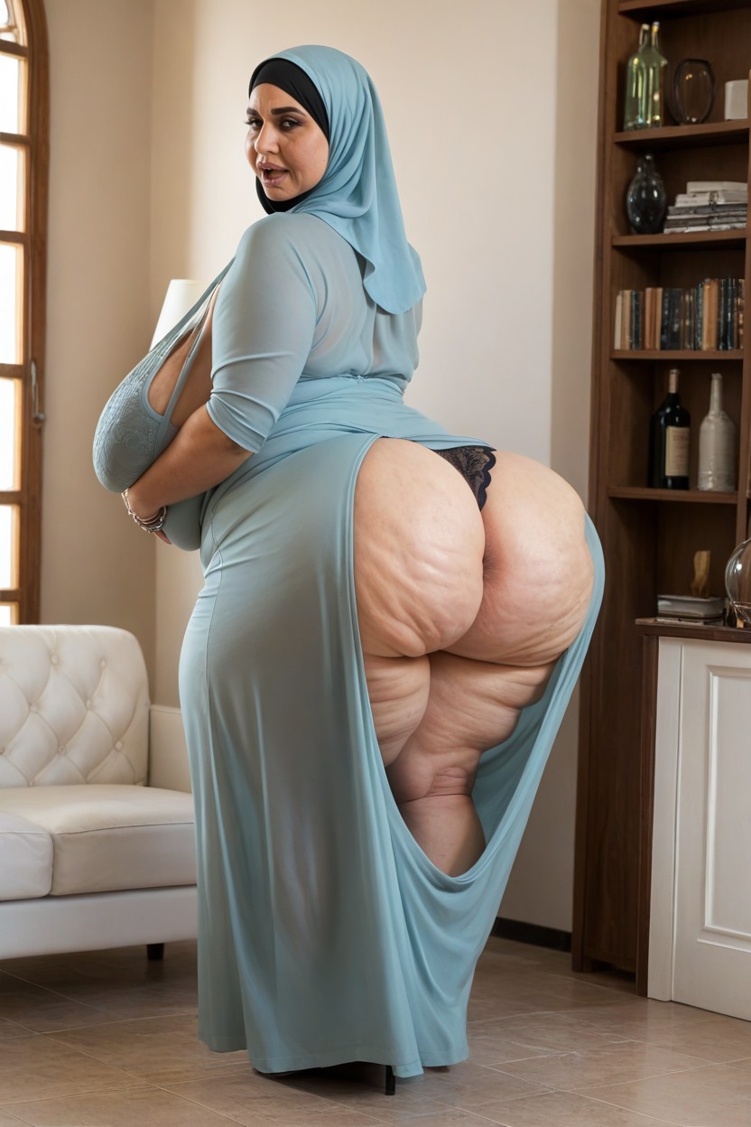 Long Breast, Sagging Breast, Ugly MILF AI Porn