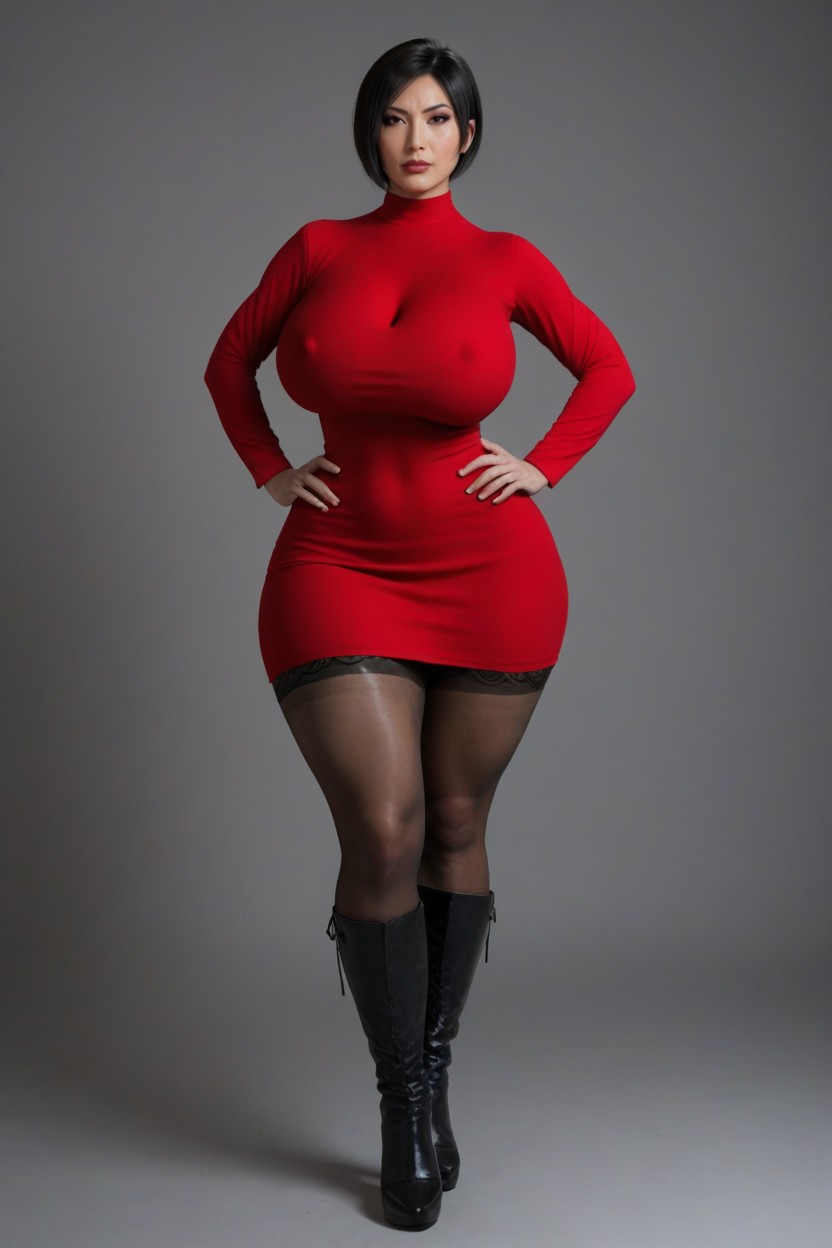 Abs, Cosplay, Hourglass Figure MILF AI Porn
