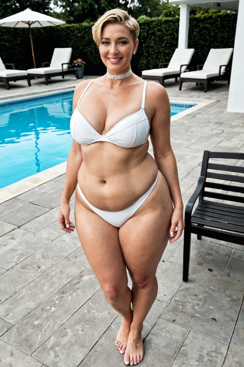 Standing, Hyper Hips, Barefoot MILF AI Porn
