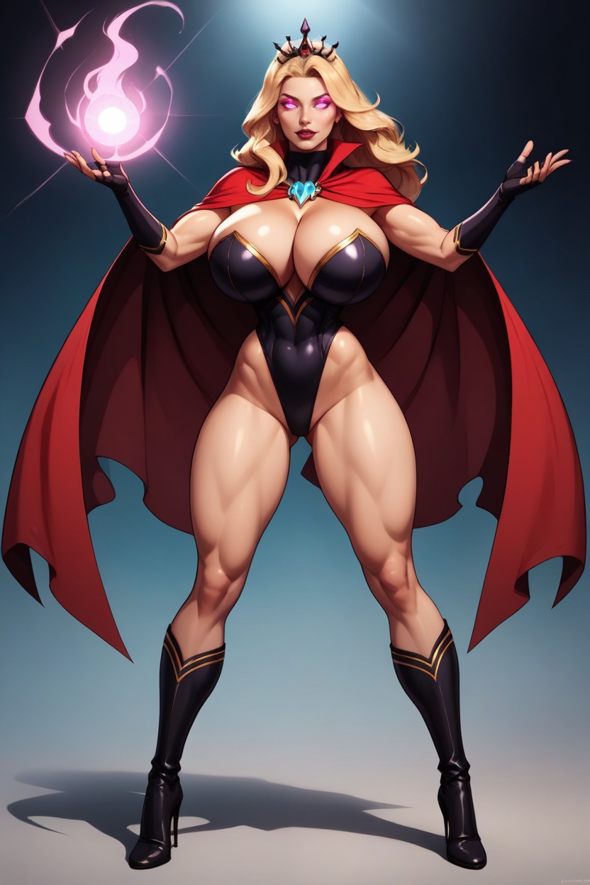 Lots Of Cleavage, Ultra Realistic, "invisible Woman MILF AI Porn