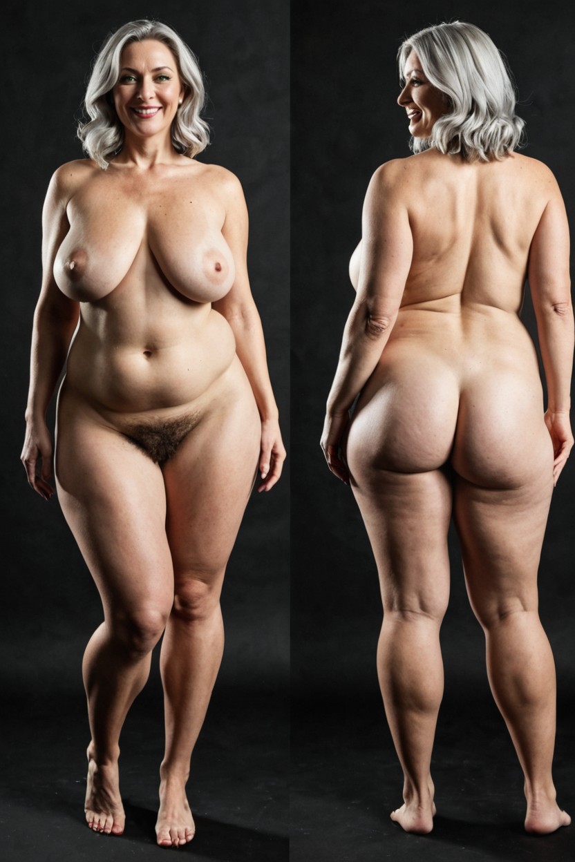 Natural Breast, Standing, Bbw MILF AI Porn