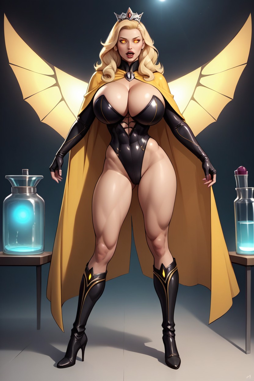 Slutmom, Ultra Detailed, Fully Detailed Glowing Dark Orange Eyes MILF AI Porn