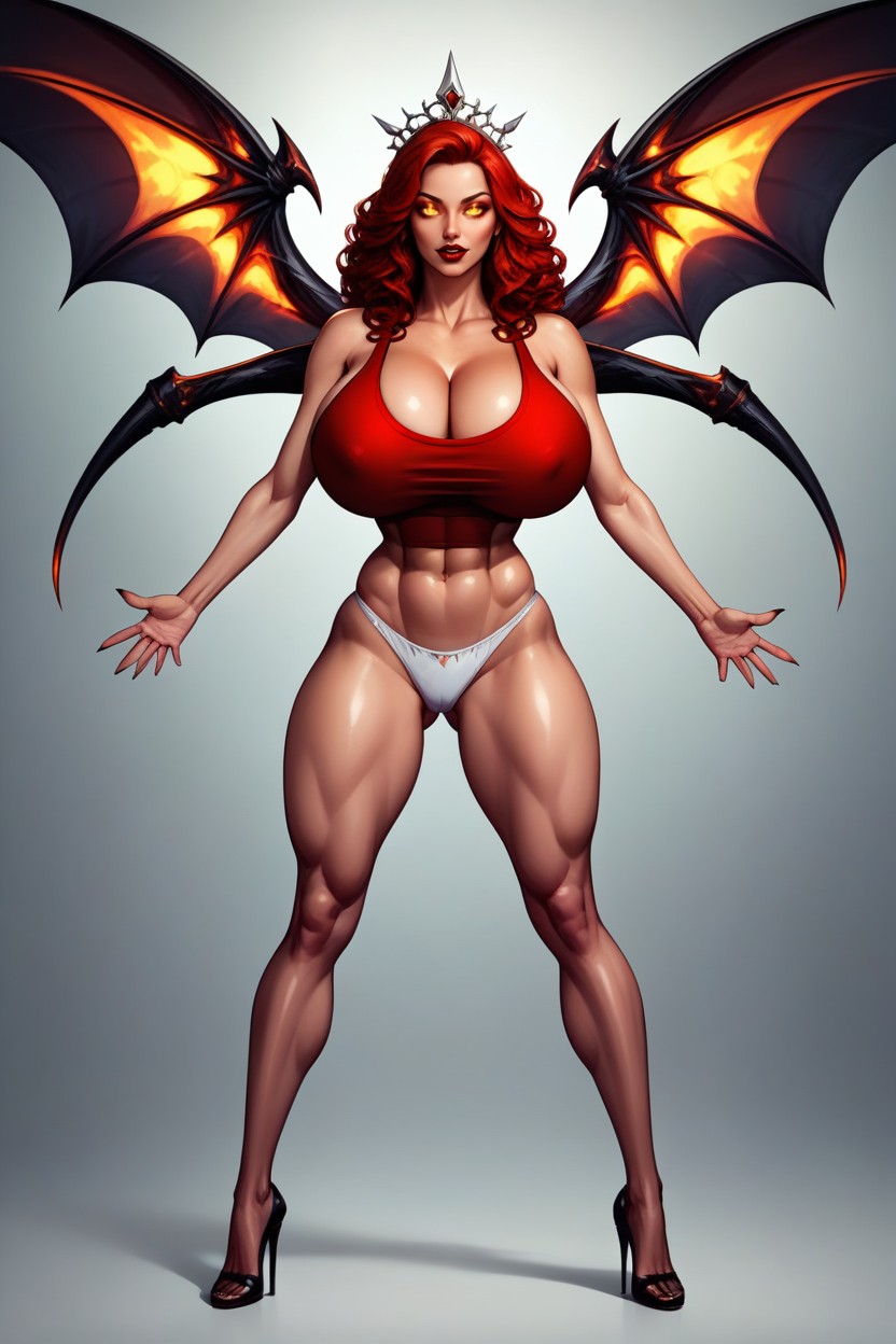 Standing Full Straight With Legs Spread Apart, Standing Front Straight With Legs Spread Apart, Heroic Publishing MILF AI Porn
