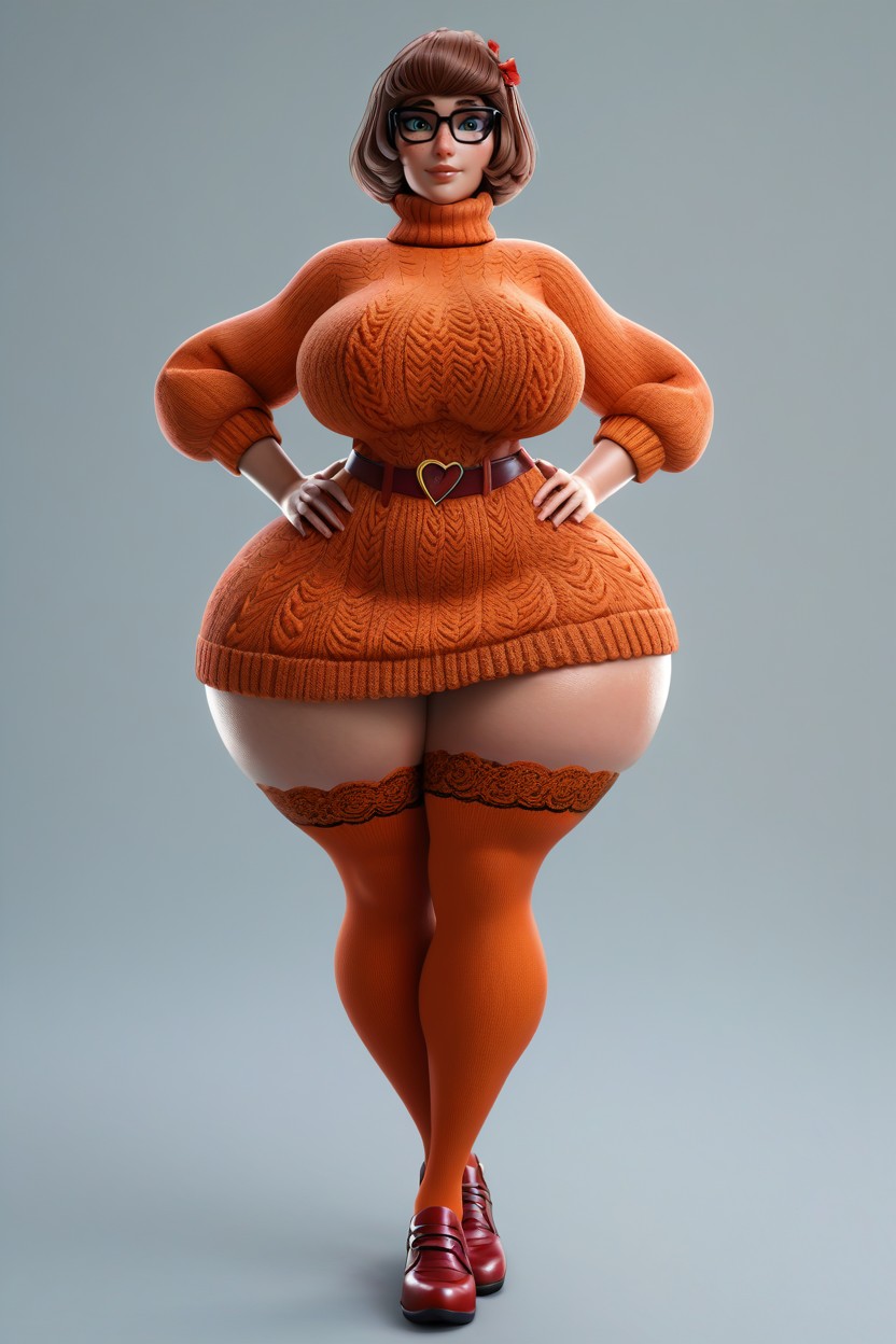 Gigantic Hyper Ass, Looking At Viewer, Velma Dinkley Porno MILF IA