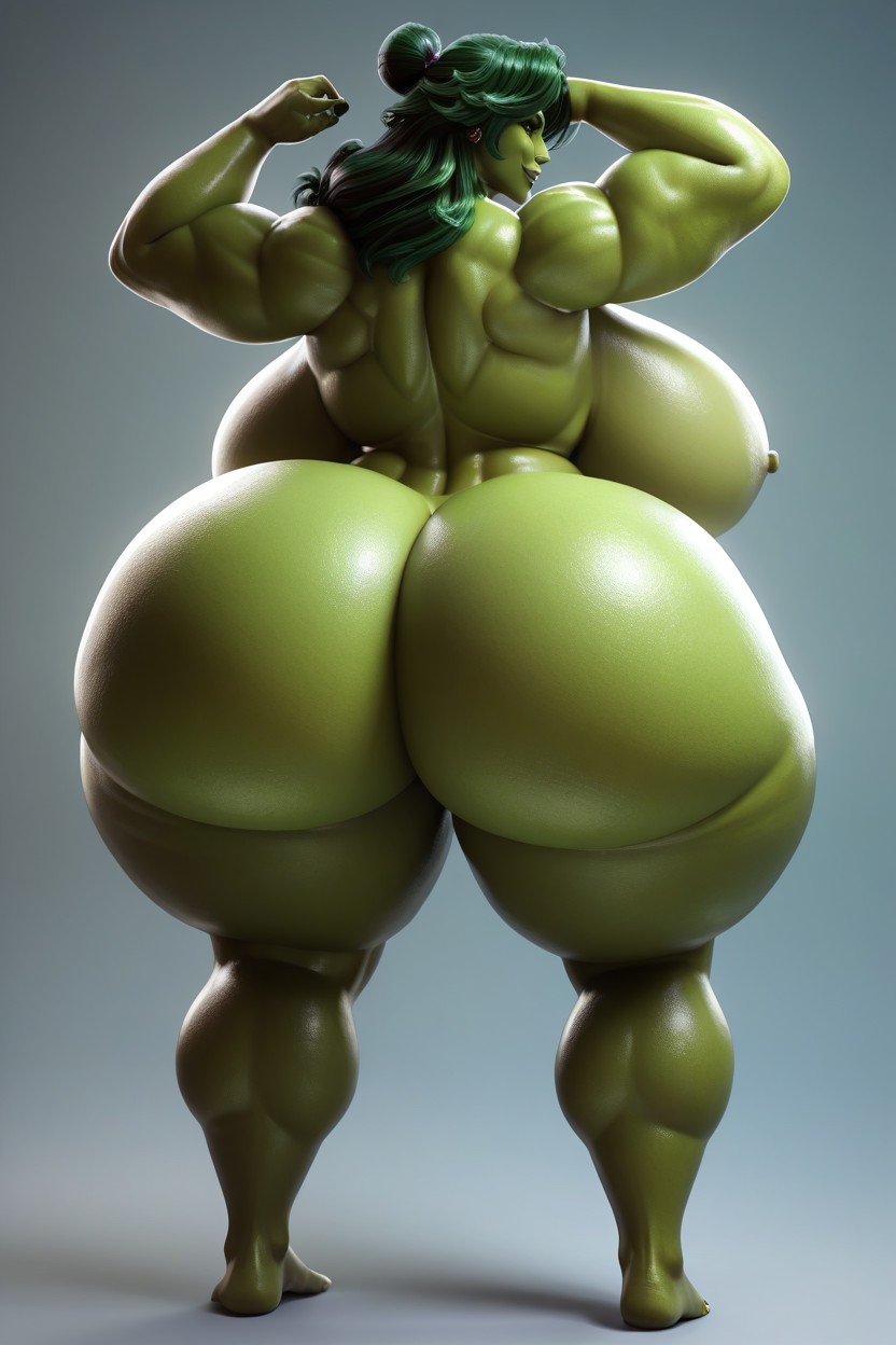 Very Curvy, Massive Bbl, Disproportionately Huge Ass Porno MILF IA