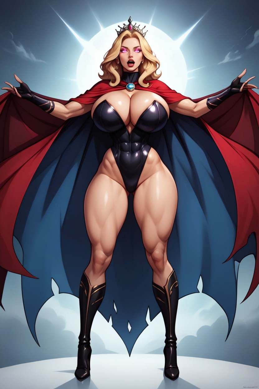Full Body Standing Fully Straight At Viewer, Looking At Viewer, Full Body Shot MILF AI Porn