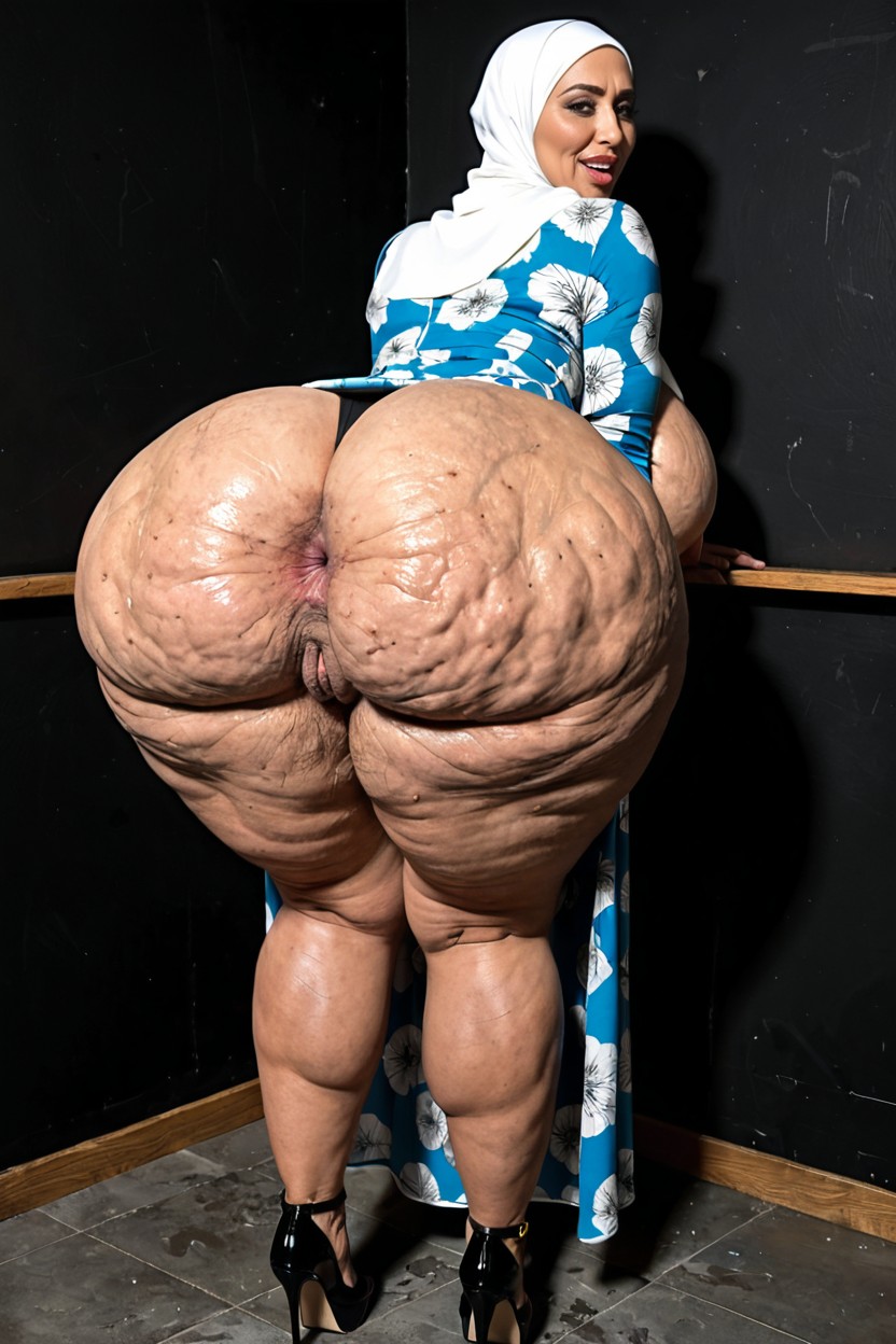 Extremely Large Ass, Form Fitting Clothes, Ssbbw MILF AI Porn