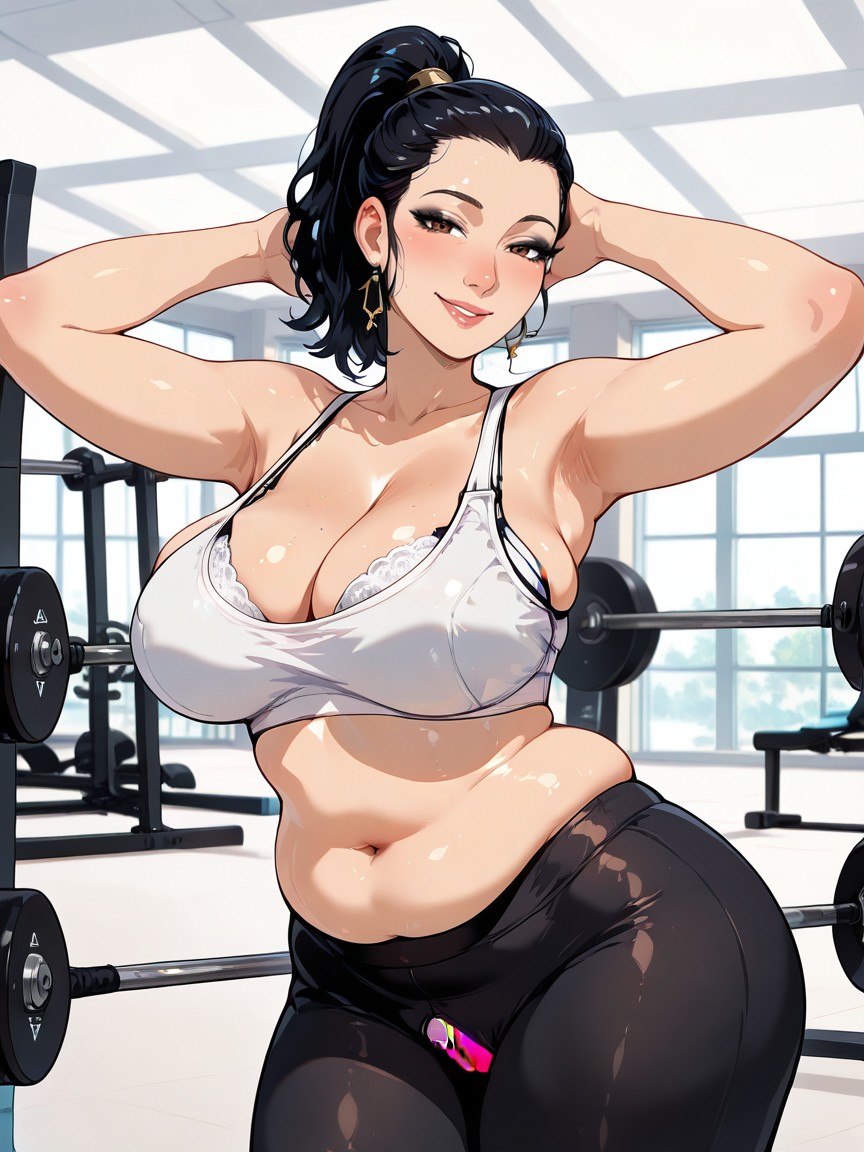 Gym, +, Standing MILF AI Porn