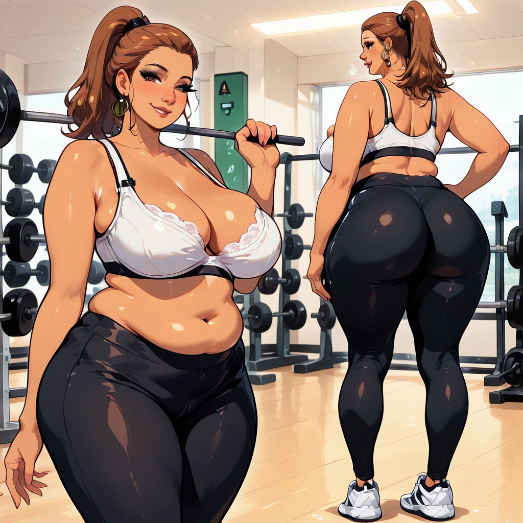 Wide Hips, Milf, Mature Woman MILF AI Porn
