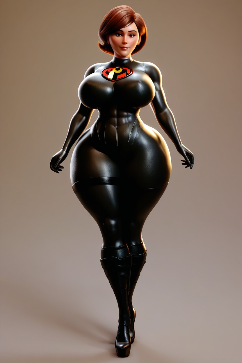 Very Curvy, Voluptuous, Helen Parr MILF AI Porn
