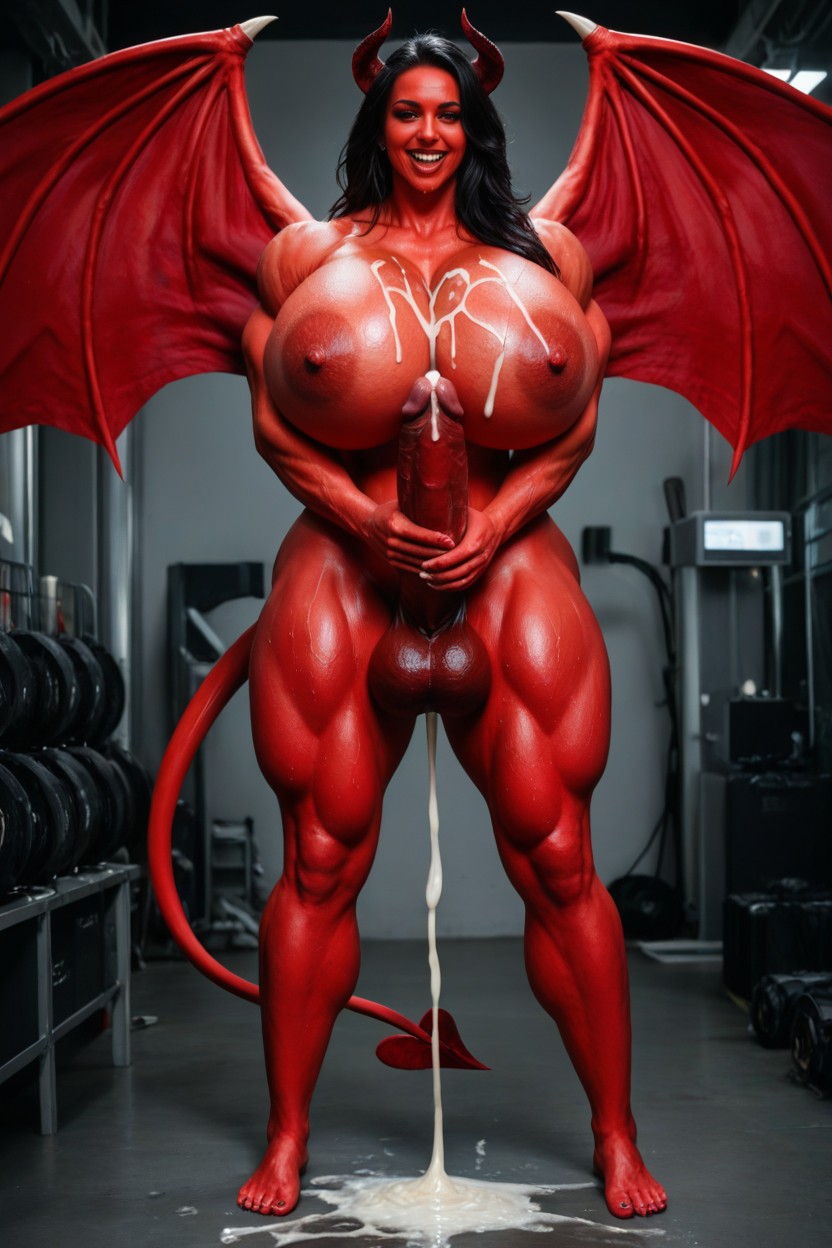 Bukkake, Standing, Ahegao MILF AI Porn