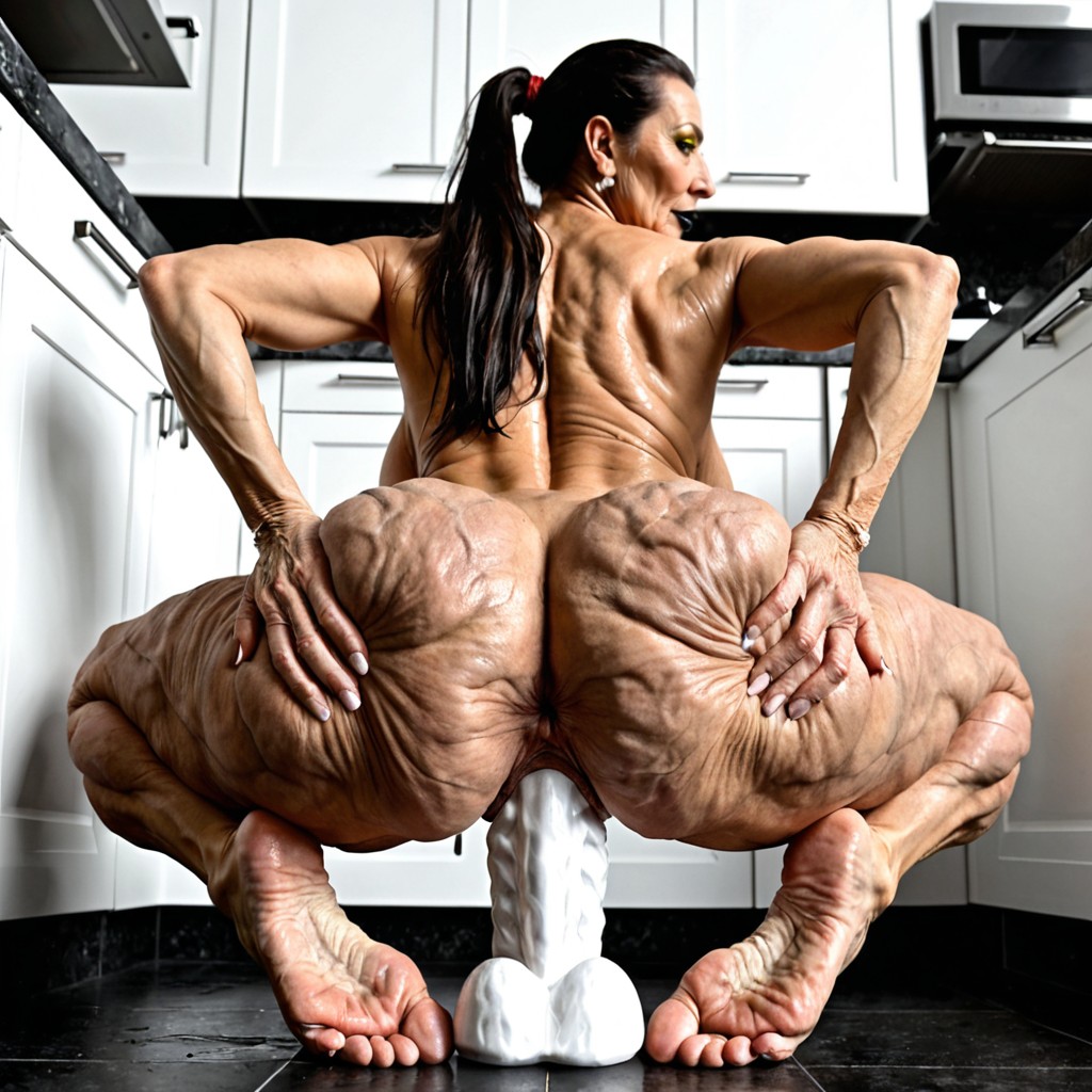 Hands On Hips, Nude, Wet Pussy MILF AI Porn