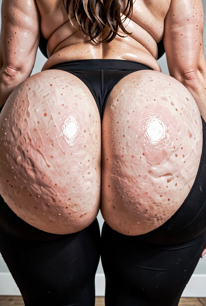 Flawless Smooth Skin, Ultra Plump Lower Glutes, K MILF AI Porn