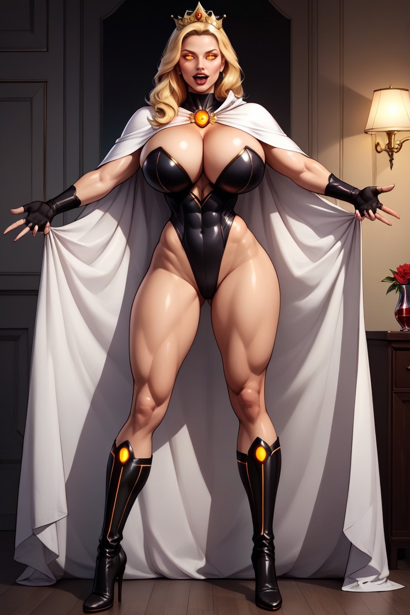 Ultra Realistic, Supermom, White Cape MILF AI Porn