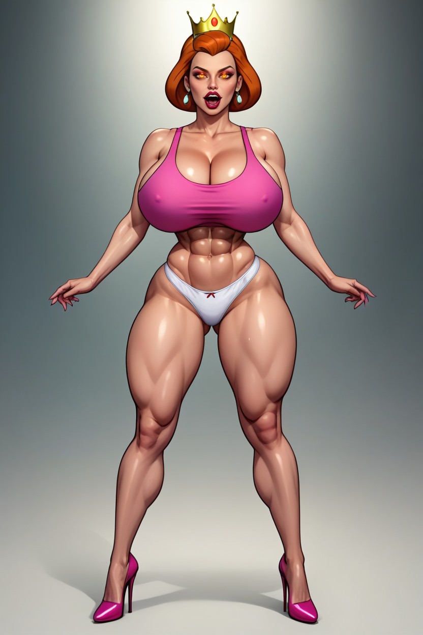 Corto, Lots Of Cleavage, Fully Detailed Body Porno MILF IA