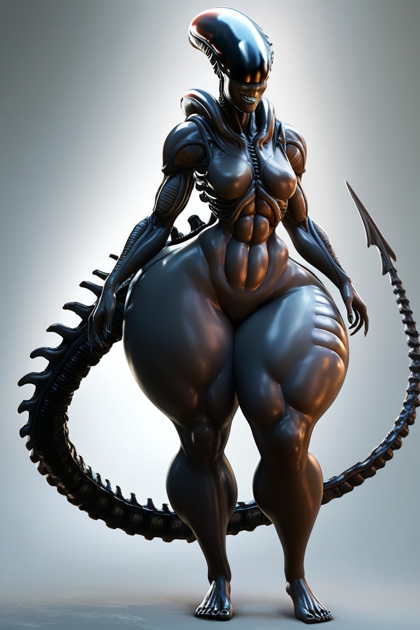 Voluptuous, Colossal Ass, Alien MILF AI Porn
