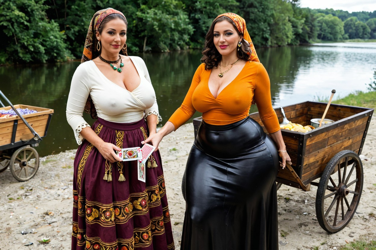 Armenian Facial Features, Gigantic Thighs, Cart MILF AI Porn