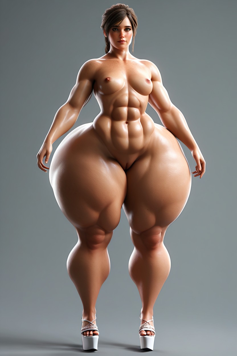 Colossal Ass, Abs, Voluptuous MILF AI Porn