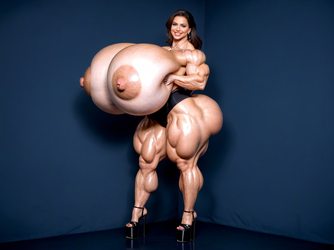 Hyper Thick Ass, Gigantic Muscles, Hyper Breast Porno MILF IA