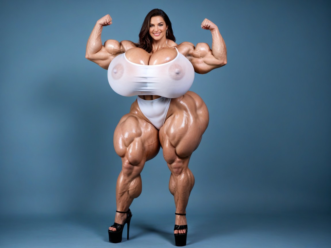 Huge Bbl, Thick Thighs, Thicc Thighs MILF AI Porn