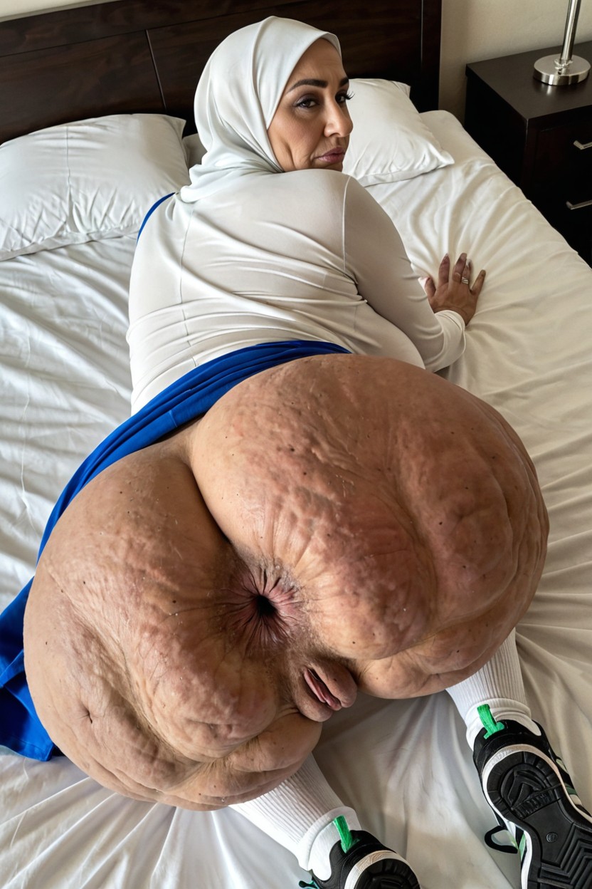 Breast Expansion, Looking Up At Viewer, Detailed Anus MILF AI Porn