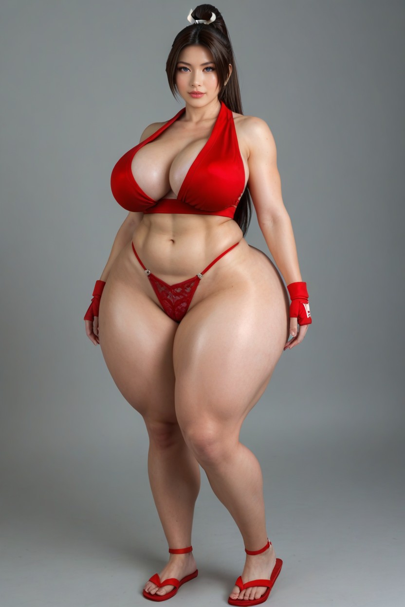 Hyper Hips, Bubble Butt, Full Body MILF AI Porn