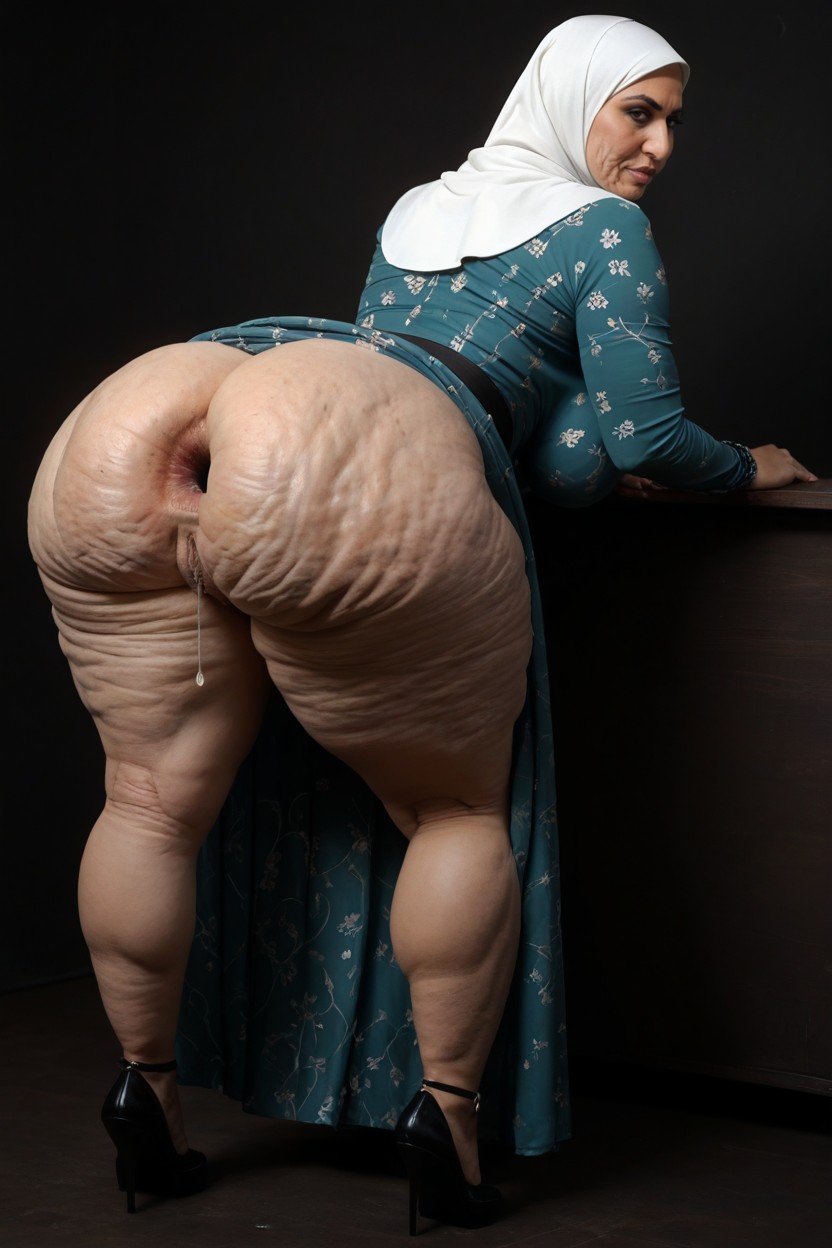 Gaping Anus, Extremely Large Ass, Ssbbw MILF AI Porn