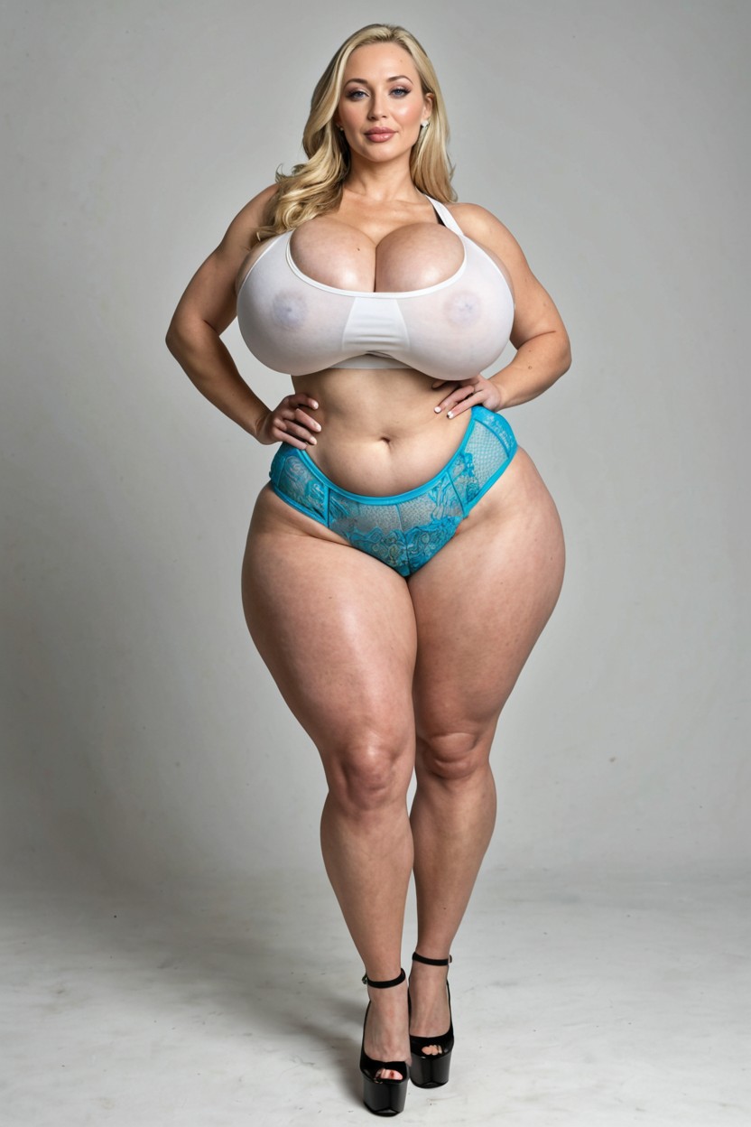 Chubby, Juicy Lips, Ultra Waist MILF AI Porn