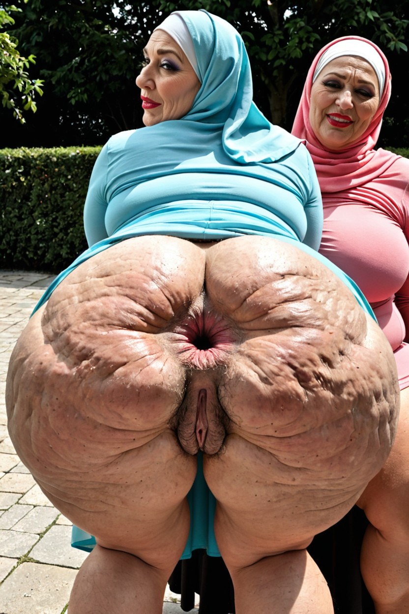 Stranding, Cellulite, Asshole MILF AI Porn