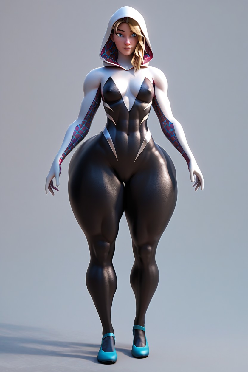 Front View, Full Body, Facing Viewer MILF AI Porn