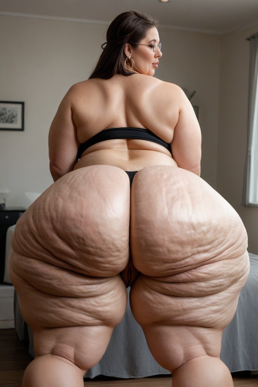 At Fat Gain, To Obese, Hyper Fat Vagina MILF AI Porn