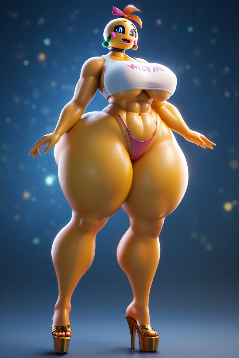 Very Tall Woman, Full Body, Looking At Viewer MILF AI Porn