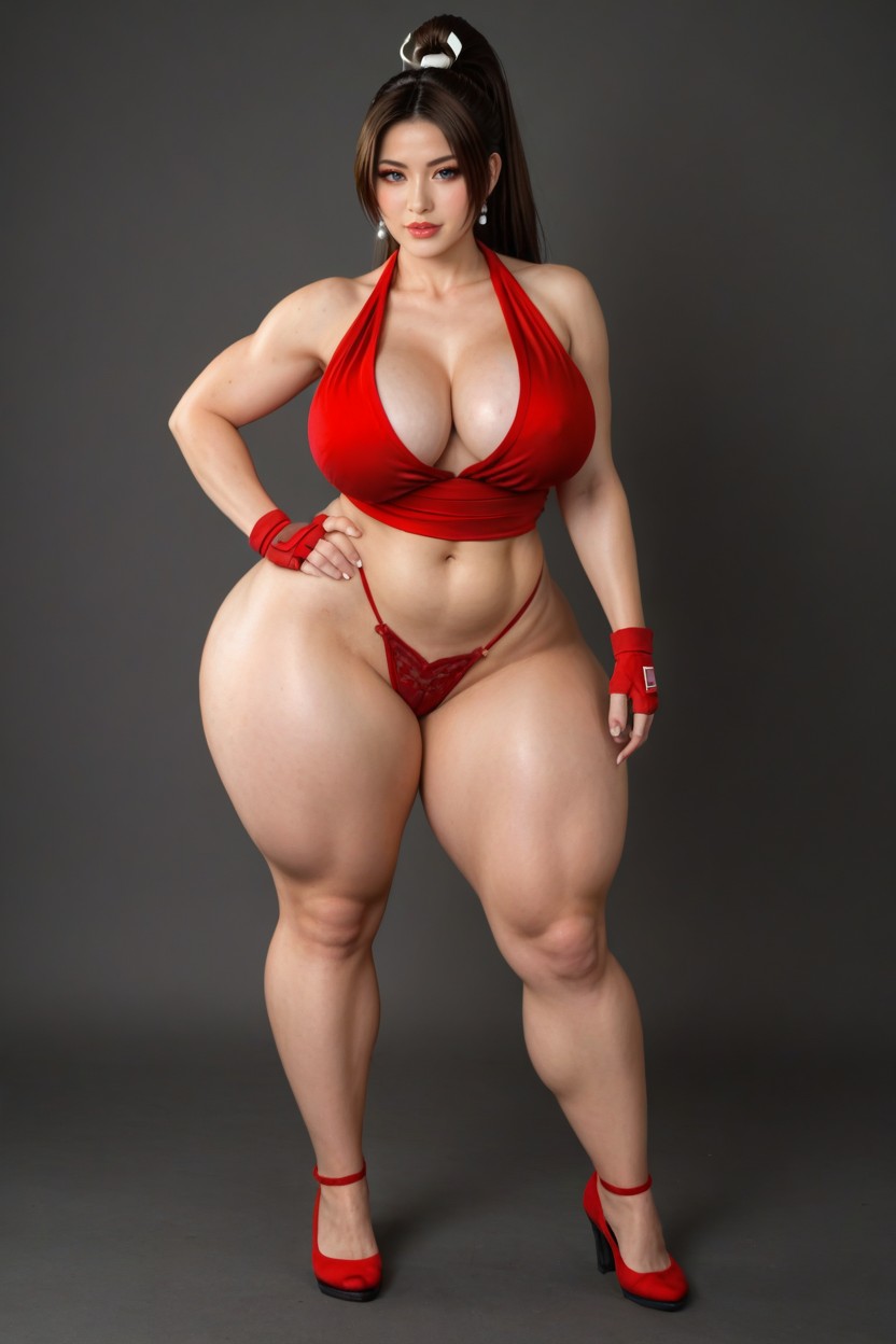 Cosplay, Big Hips, Ultra Detailed MILF AI Porn