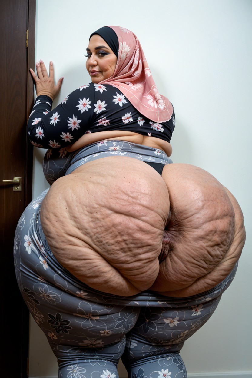 Extra Veiny Ass, Attractive Eyes, Strong Prominent Ass Cheeks MILF AI Porn