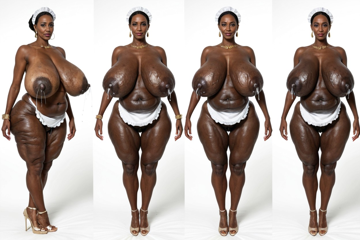 Big Nipples, Hyper Saggy Breasts, Colossal Hanging Droopy Breast MILF AI Porn
