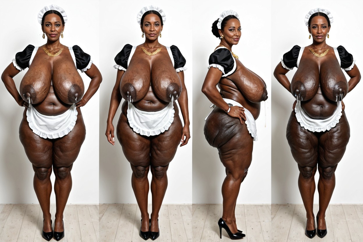 Black Women, Low Contrast, Big Nipples Porno MILF IA