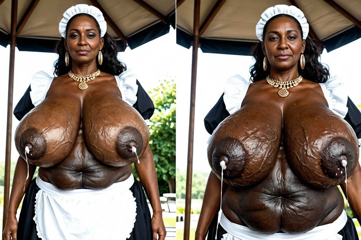 Uhd, Hyper Long Loose Floppy Breasts, Extremely Veiny Tits MILF AI Porn