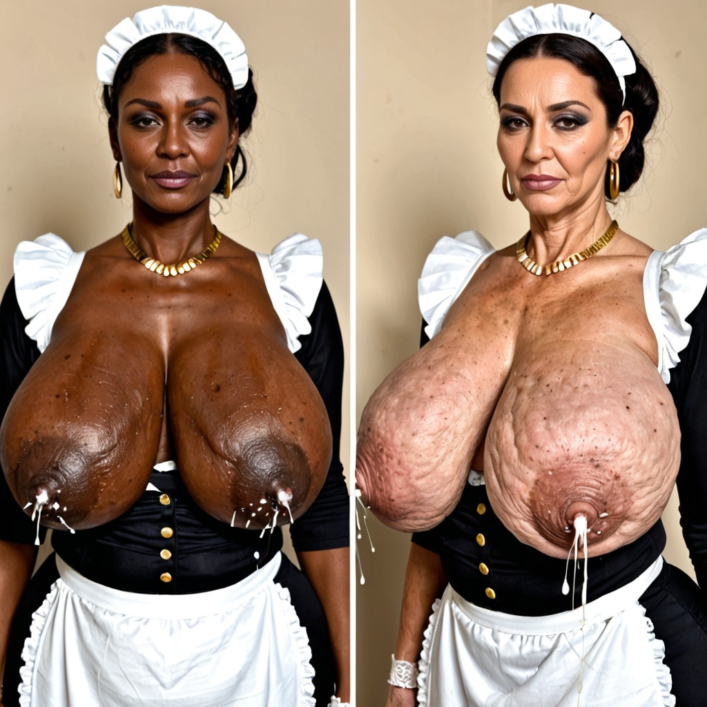 Aged Wrinkly Faces, Pregnant Granny, Cellulite On Body MILF AI Porn