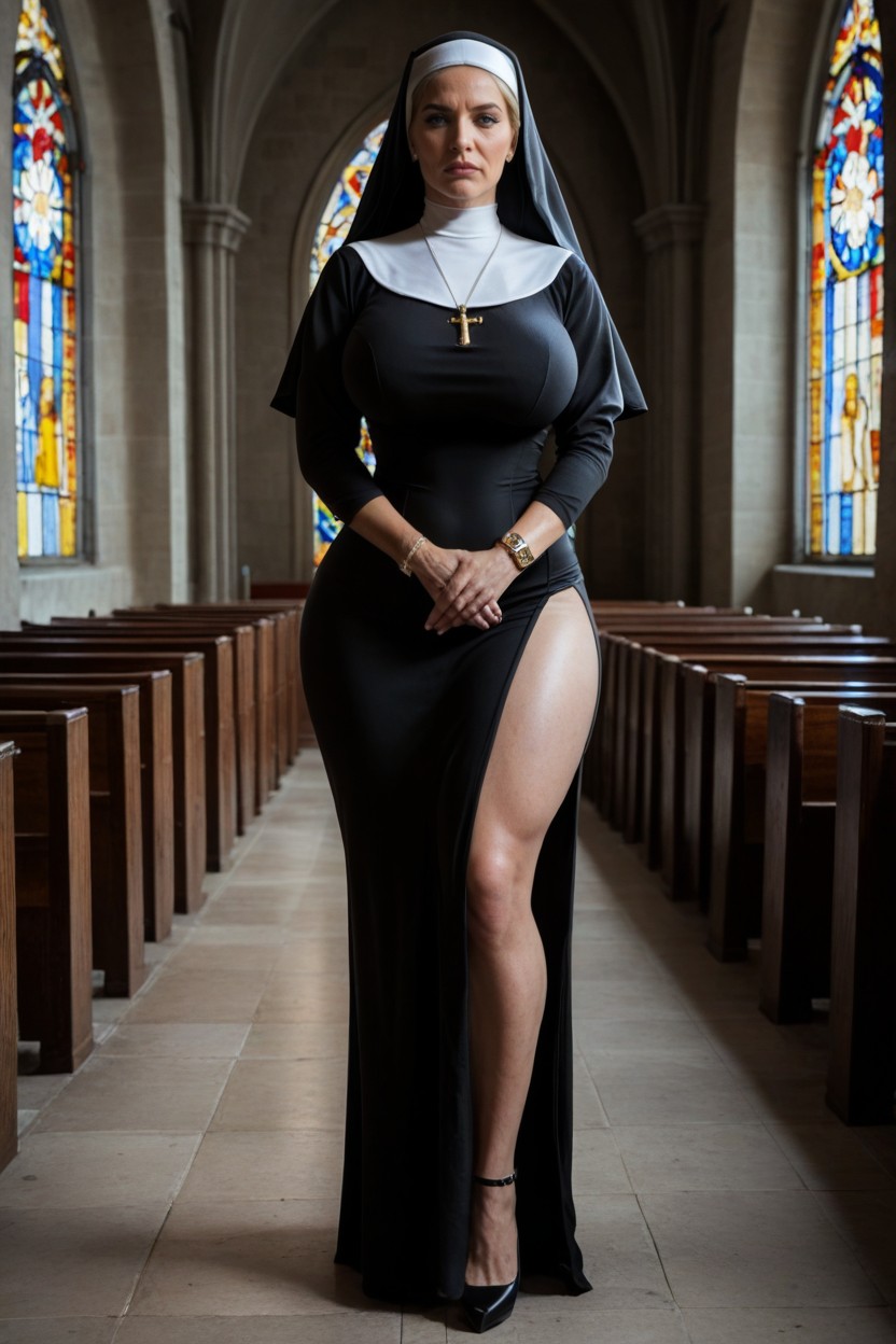 Body, Form Fitting Clothes, Tight Waist MILF AI Porn