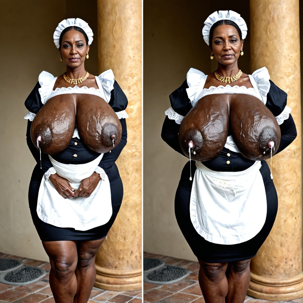 Big Nipples, Mature, Impossible Hyper Sized Breasts Bigger Than Her MILF AI Porn