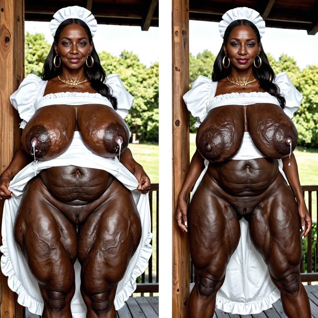 Maid, Cellulite, Breasts Bigger Than Her Hips MILF AI Porn