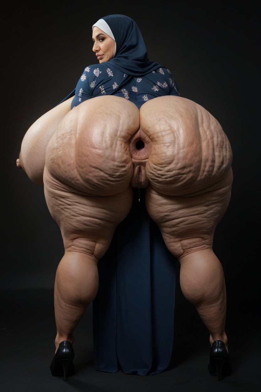 Servant, Full Body, Hyper Phat Booty MILF AI Porn