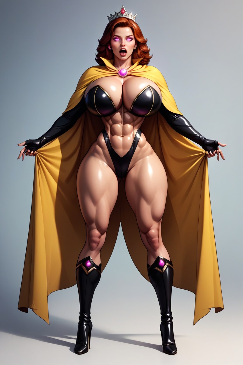 Fully Detailed Face, Diadem, Front View MILF AI Porn