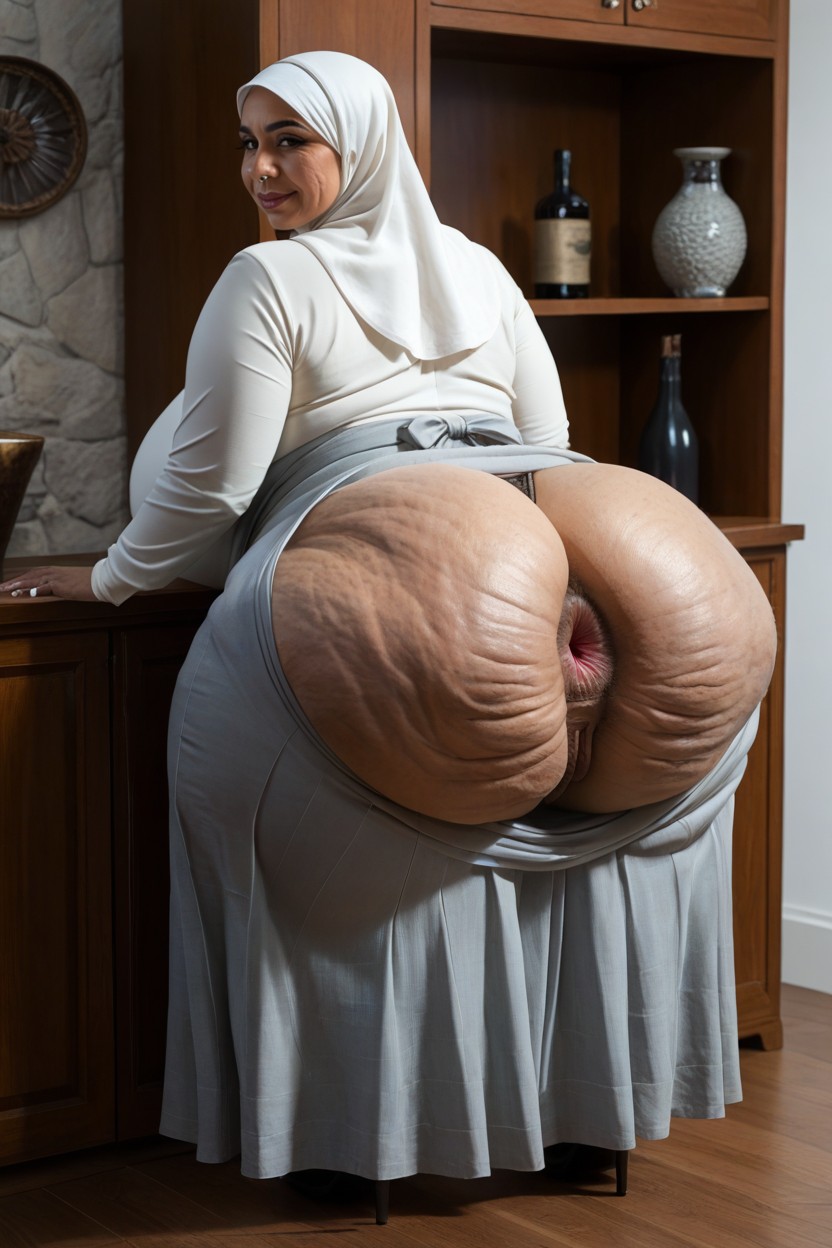 Cellulite Ass, Orgasm, Ultra Large Anus MILF AI Porn