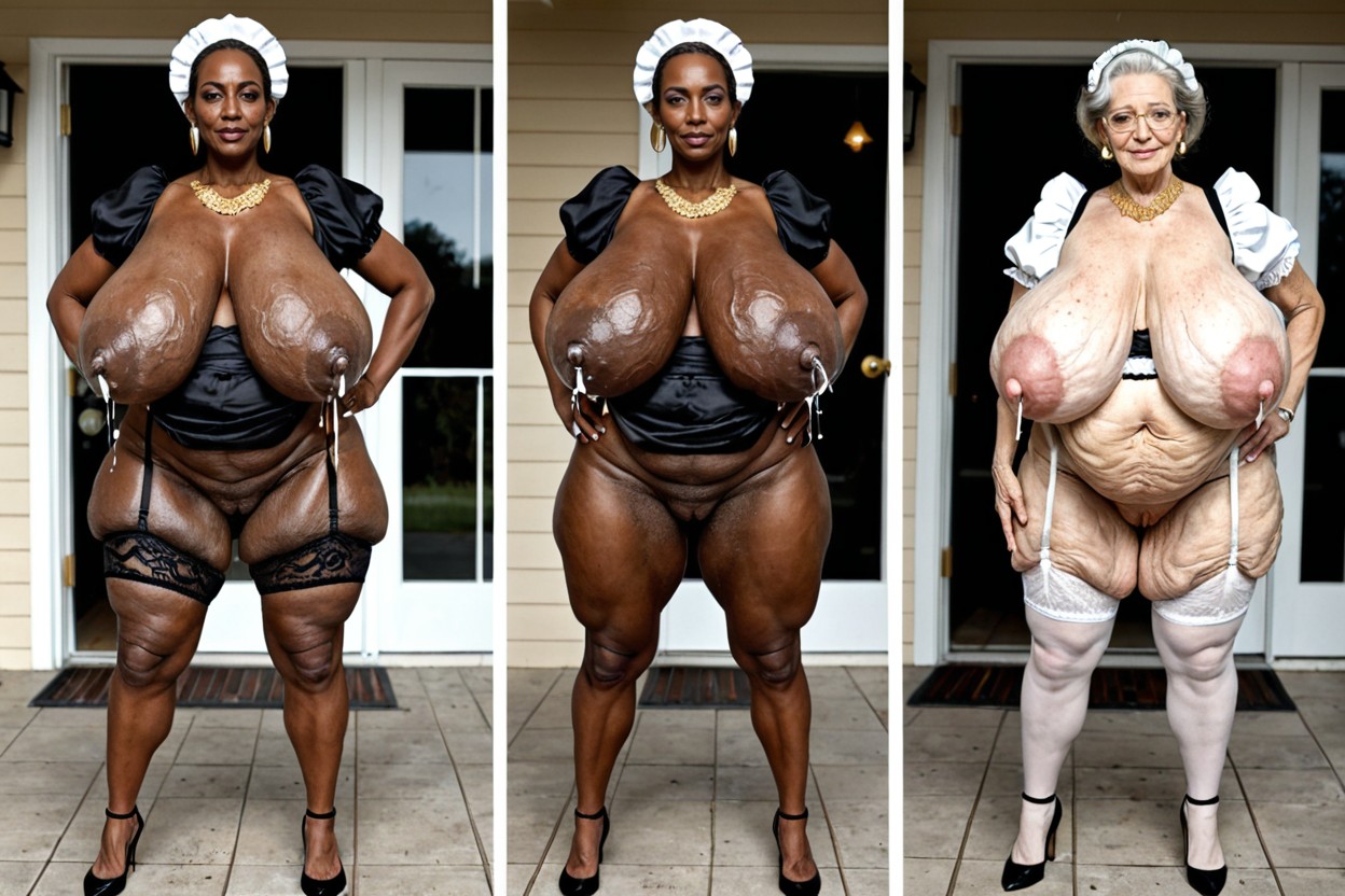 Uhd, Highly Detailed, Giant Empty Tits Porno MILF IA