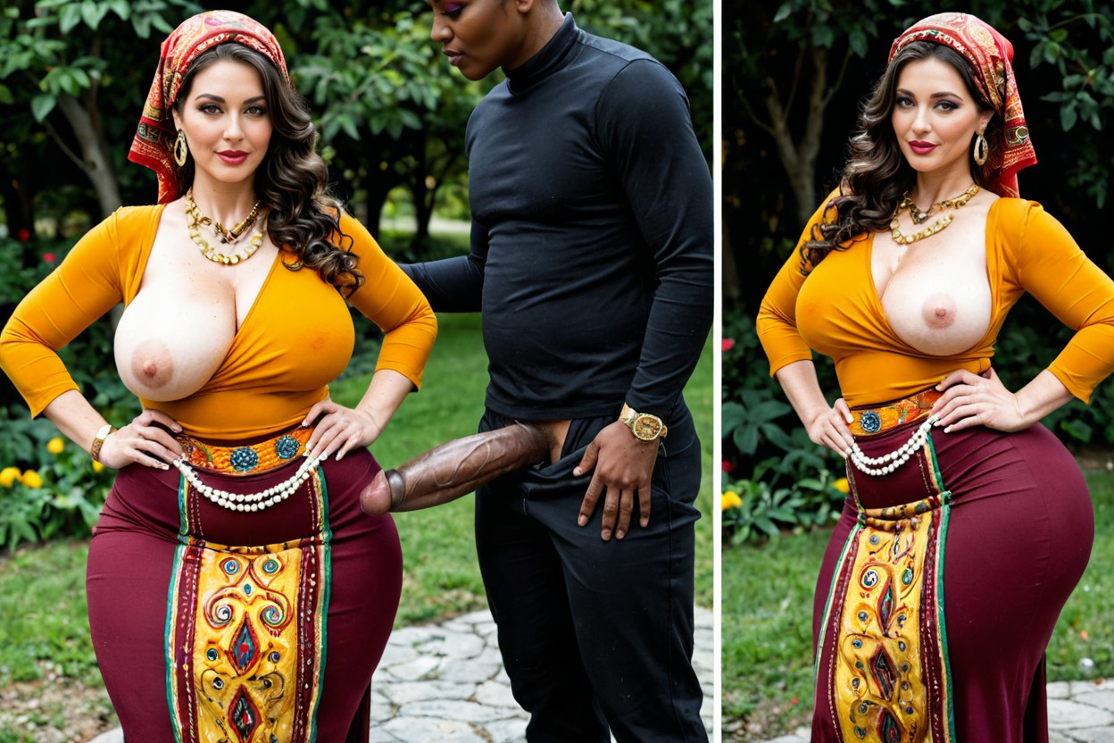 Round Eyes, Kiss, Hyper Wide Hips MILF AI Porn
