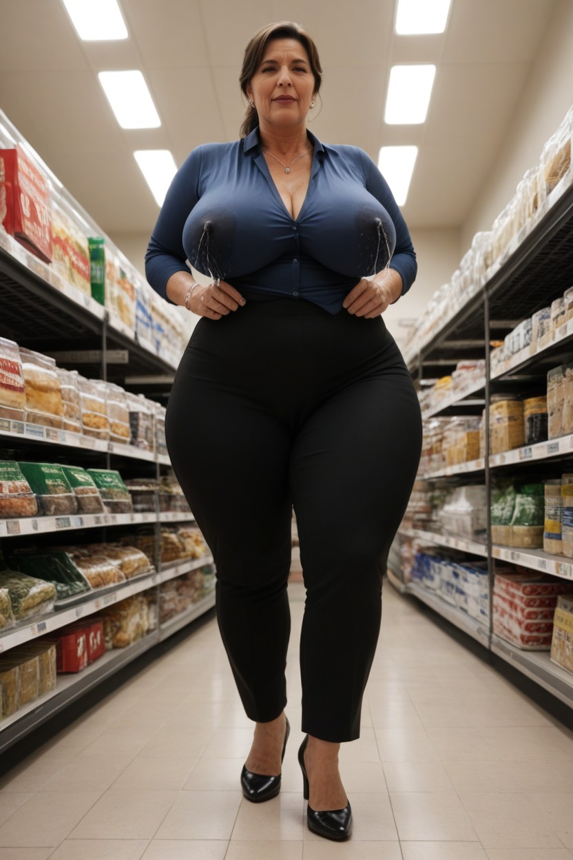 High Definition, Bottom Up, Office Pants MILF AI Porn