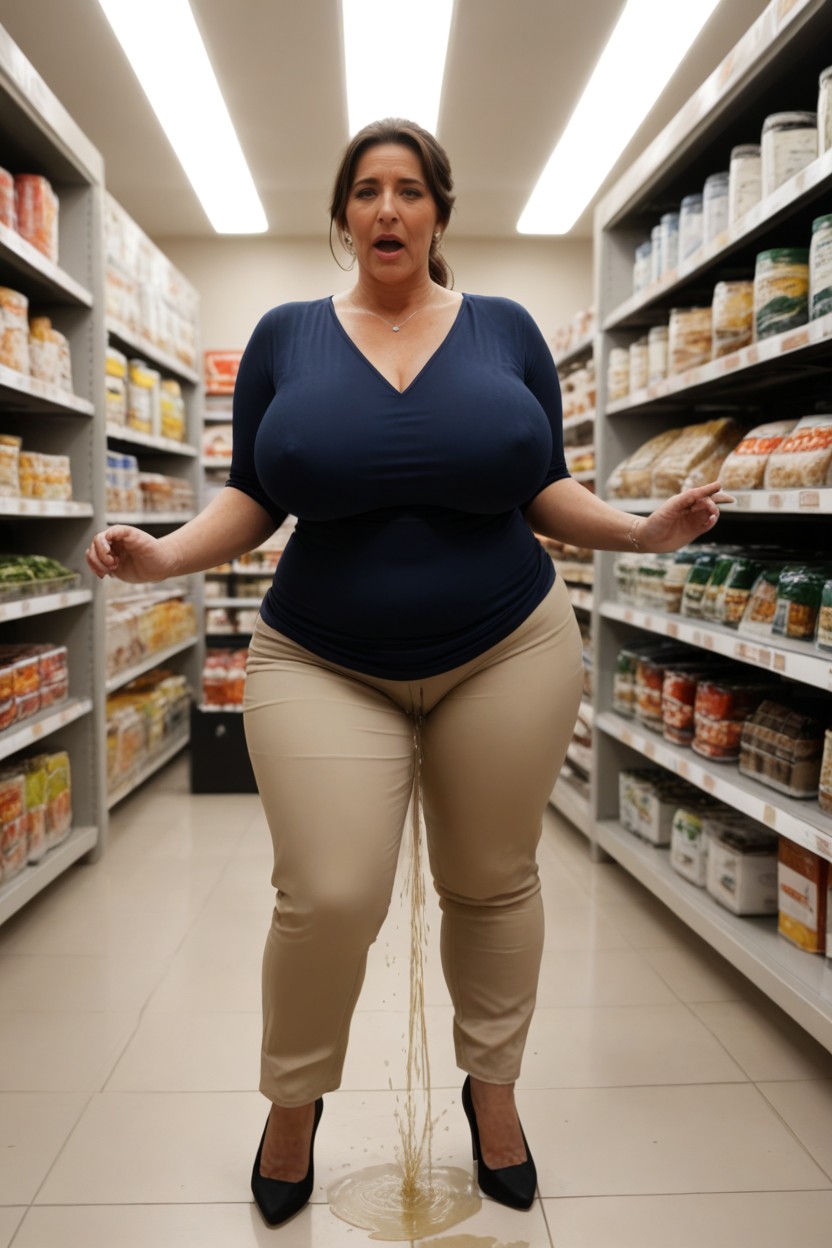 Ssbbw, Front View, Front View MILF AI Porn