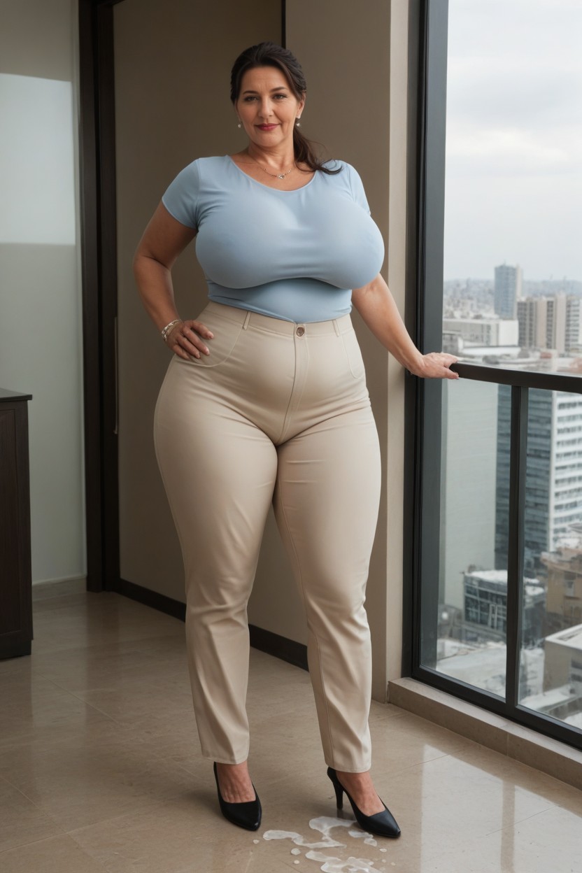 Tall Body, +, Large Breast MILF AI Porn